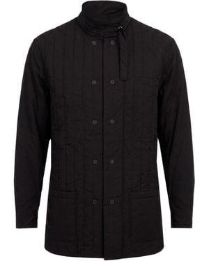 Yohji Yamamoto Jacke & Anorak - Schwarz