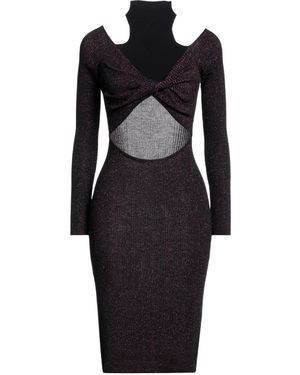 antonella rizza Midi-Kleid - Schwarz