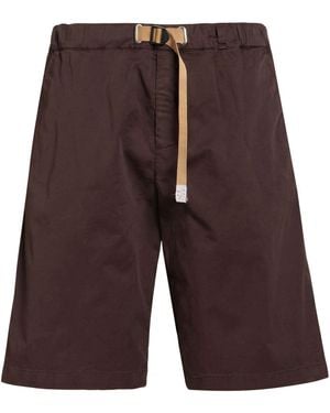 White Sand Shorts & Bermuda Shorts Cotton, Elastane - Brown