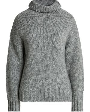 Alpha Studio Turtleneck Wool, Polyamide, Metal Fiber - Gray