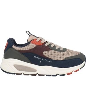 EA7 Sneakers Synthetic Material, Textile Fibers - Blue