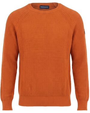 North Sails Jumper Cotton, Wool - Orange