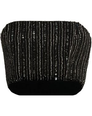 Patrizia Pepe Top Viscose - Black