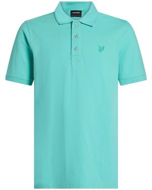 Lyle & Scott Polo Shirt Cotton, Elastane - Blue