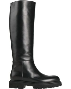 Anna F. Boot Leather - Black