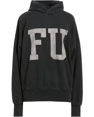 Fear Of God Charcoal Sweatshirt Cotton - Black