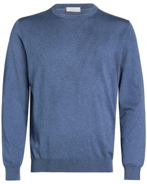 Mauro Ottaviani Jumper Silk, Cotton - Blue