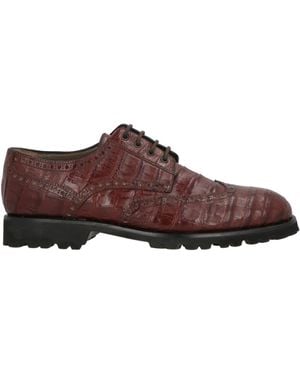 Testoni Lace-Up Shoes Leather - Brown