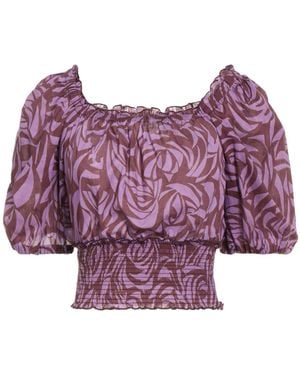 Nenette Top Cotton - Purple