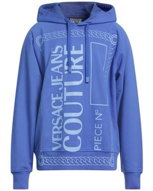 Versace Jeans Couture Bright Sweatshirt Cotton, Elastane - Blue