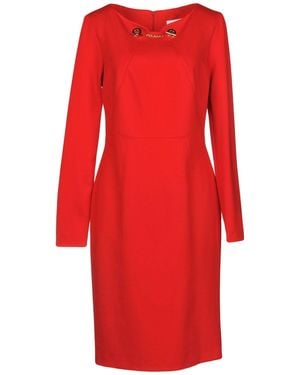 Joseph Ribkoff Midi Dress Rayon, Nylon, Elastane - Red