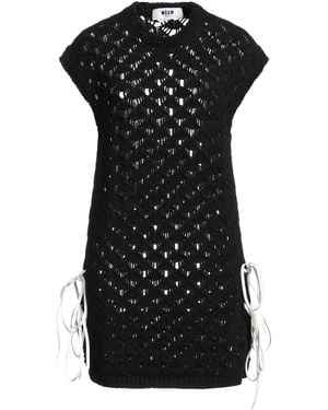 MSGM Mini Dress Cotton - Black
