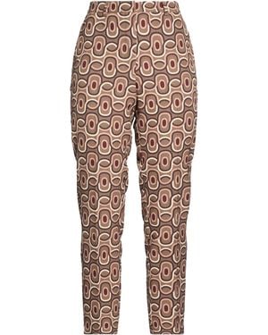 Maliparmi Military Trousers Polyester, Elastane - Natural