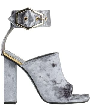 Just Cavalli Sage Sandals Textile Fibers - White