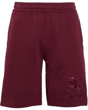 Burberry Shorts & Bermuda Shorts Cotton - Red