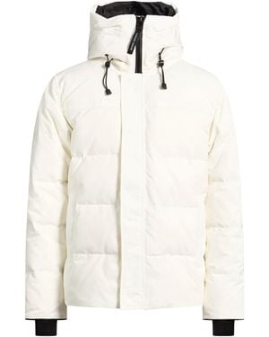 Canada Goose Puffer Polyester, Cotton - White