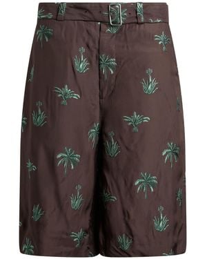 Jil Sander Dark Shorts & Bermuda Shorts Polyester - Gray