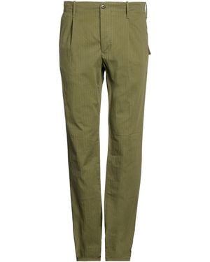 Incotex Military Pants Cotton, Elastane - Green