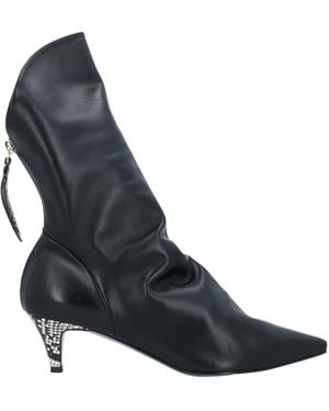the VOLON Ankle Boots Sheepskin - Blue