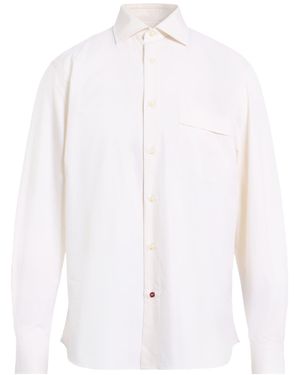 Carrel Cream Shirt Cotton - White