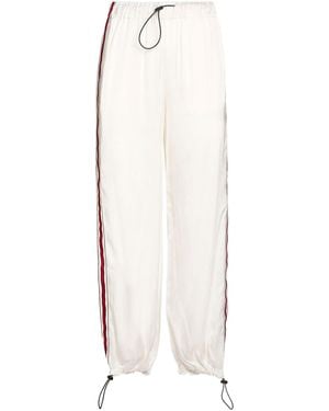 ViCOLO Ivory Trousers Viscose - White
