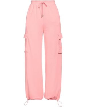 WEILI ZHENG Pants Cotton - Pink