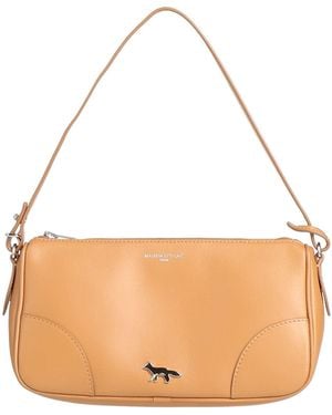 Maison Kitsuné Camel Handbag Cow Leather - Natural