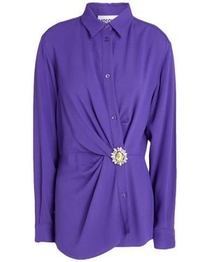 Moschino Shirt Acetate, Viscose, Acrylic, Glass, Polyester - Purple