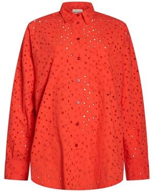 Semicouture Shirt Cotton, Polyester - Red