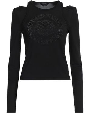 Just Cavalli T-Shirt Viscose, Elastane - Black