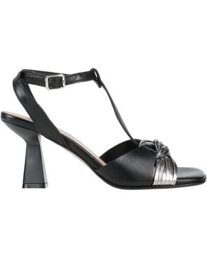 Janet & Janet Sandals Leather - Black