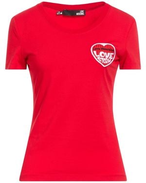 Love Moschino T-Shirts - Red