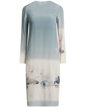 Valentino Garavani Midi Dress Silk - Blue