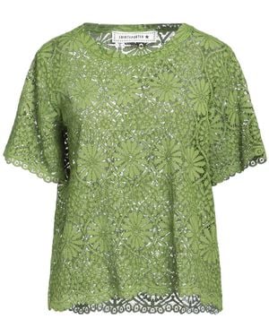 Shirtaporter Top Cotton, Viscose, Polyamide - Green