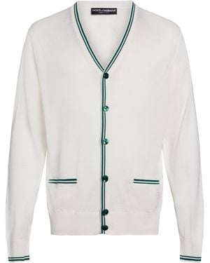 Dolce & Gabbana Cardigan Silk - White