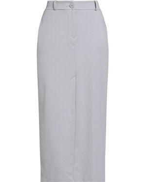 Haveone Midi Skirt Cotton, Polyamide, Elastane - Gray