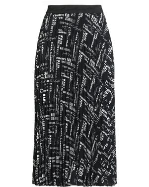 KARL LAGERFELD Midi Skirt - Black