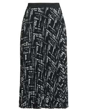 Karl Lagerfeld Midi Skirt - Black
