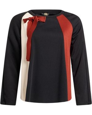 Gai Mattiolo Top Viscose, Polyester, Elastane - Black