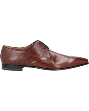 Moreschi Tan Lace-Up Shoes Leather - Brown