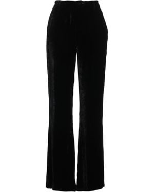 True Royal Trousers Viscose, Silk - Black