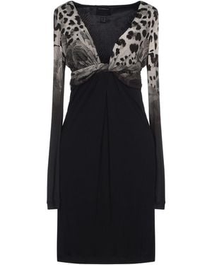 Roberto Cavalli Midi-Kleid - Schwarz