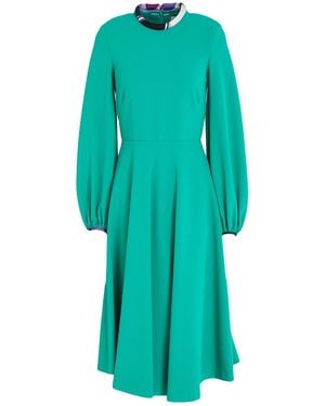 PUCCI Emerald Midi Dress Polyester, Elastane - Blue