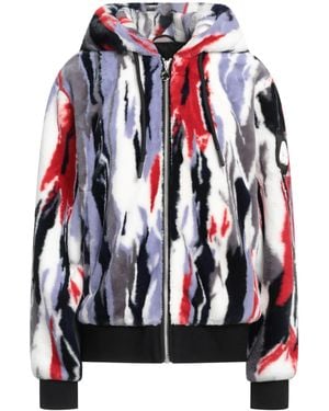Moose Knuckles Shearling- & Kunstfell - Rot