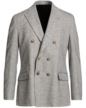 Eleventy Platinum Blazer Wool, Silk, Linen, Cashmere - Gray