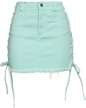 Julfer Denim Skirt - Green