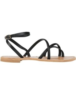 ANANAS Thong Sandal Leather - Black