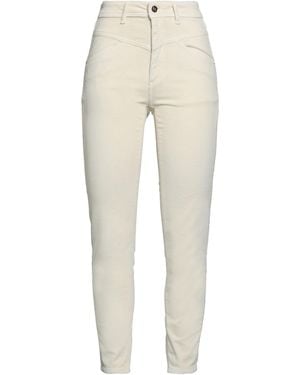 GAUDI Jeans Ivory Pants Cotton, Elastane - Natural