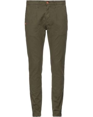 Daniele Alessandrini Pants Cotton, Elastane - Green