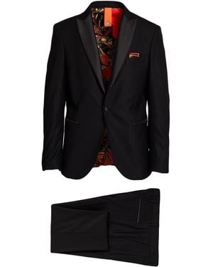 Bharnaba Suit Polyester, Viscose, Elastane - Black